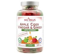 Nutrilus Apple Cider Vinegar with The Mother & Ginger Gummies 500mg (120)