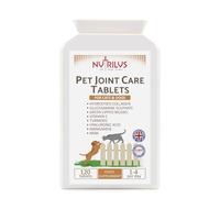 Nutrilus Pet Joint Care 120 Tablets for Dogs & Cats - Chicken Flavour - Collagen & Glucosamine & Green Lipped Mussel & MSM - Joint & Hip Support - Human-Grade Ingredients