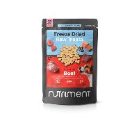 Nutriment Freeze Dried Beef Raw Adult Dog Treats - 30g