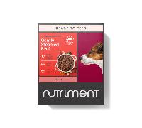 Nutriment Gently Steamed Beef Adult Dog Food - 395g