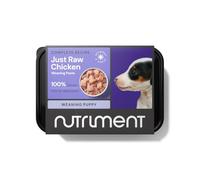NUTRIMENT RAW DIET WEANING PASTE Raw Food (10 Tray Pack) Frozen, Premium BARF Diet Wet Puppy food, Gluten-Free, Raw Protein, Digestible, All breeds, Sizes - 5kg Weaning Paste