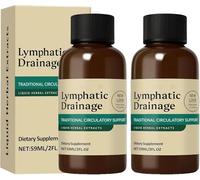 NutriMuse Lymphatic Drainage Drops,PurezaDrops Lymphatic Detox Oil, Naturally Drains Swelling from Face & Body, Cleanse Lymph System for Women & Men (2PCS)