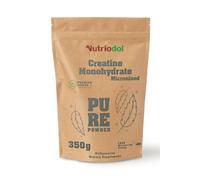 Nutriodol Creatine Monohydrate Powder | Selected Premium Micronised Quality | Pre-Workout & Post-Workout Supplement for Muscle Performance & Recovery. (Unflavoured 350g)