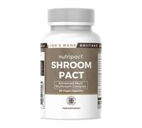 Nutripact Lions Mane Multi Mushroom Complex - 60 Capsules in Brown | Size: Pack of 60 Nutripact Brown Pack of 60