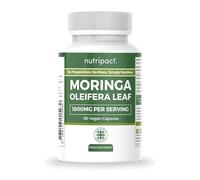 Nutripact Moringa Oleifera Capsules - 1800mg per Serving - Pure Moringa Powder Supplement (not Tablets) - 90 Vegan Caps - High Strength Moringa