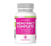 Nutripact Women's Meno Pact Complete - Menopause & Perimenopause Complex - 60 Vegan Capsules in Pink | Size: 60 Caps Nutripact Pink 60 Caps