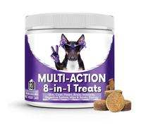 NutriPaw 8-in-1 Multi-Vitamin Treats For Dogs - Brain, Heart, Skin, Coat, Immunity, Digestion, Joints & Energy - Perfect for Small, Medium and Large