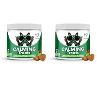 NutriPaw Calming Treats For Dogs - Reduce Stress, Fear, Separation, Barking, Hyperactivity, Reactivity, Aggression, Travel - Calm without Drowsiness dogs (Pack of 2)