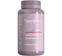 Nutriplus ACV+ Gummies, Apple Cider Vinegar with Vitamin B12 and Folic Acid, Apple and Pomegranate Flavour, 60 Count