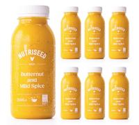 Nutriseed Butternut Squash & Mild Spice Soup (6 x 250ml) - Freshly Cooked and Flash Frozen, Organic Weight Management & Detox Soup, No Added Sugar or Preservatives, Vegan-Friendly, Dairy & Gluten-Free