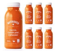 Nutriseed Carrot, Cumin & Coriander Soup (6 x 250ml) - Freshly Cooked and Flash Frozen, Weight Management & Detox Vegetable Soup, No Added Sugar or Preservatives, Vegan-Friendly, Dairy & Gluten-Free