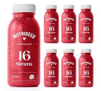Nutriseed Nimms Juice (6 x 250ml) - Cold Pressed Juice, Flash Frozen, 100% Natural Ingredients containing Strawberry, Apple, Orange, Cucumber & Mint, No Added Sugar, Gluten-Free & Dairy-Free