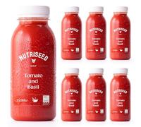 Nutriseed Tomato & Basil Soup (6 x 250ml) - Freshly Cooked and Flash Frozen, Organic Weight Management & Detox Vegetable Soup, No Added Sugar or Preservatives, Vegan-Friendly, Dairy & Gluten-Free