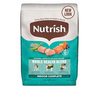 Nutrish Indoor Complete Premium Natural Dry Cat Food, Chicken with Lentils & Salmon Recipe, 14 Pounds (Packaging May Vary)