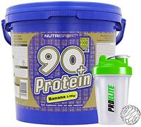 Nutrisport 90+ Plus Protein 2.5kg / 2500g + Shaker Bottle