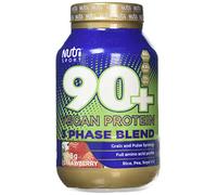 Nutrisport Aspartame Free 90 Plus Vegan Strawberry Protein Powder, 908 g
