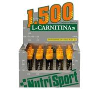 Nutrisport L-Carnitine Strawberry 1500 mg 20 Ampoules 20