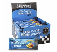 Nutrisport Low Carb High Protein Bars Box Banana&mango 16 Units Blue
