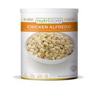 Nutristore Chicken Alfredo | Freeze Dried Emergency Survival Bulk Food Storage Meal | Perfect for Everyday Quick Meals and Long-Term Storage | 25 Year Shelf Life | USDA Inspected