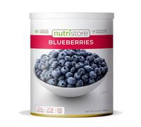 Nutristore Freeze Dried Blueberries | #10 Can Fruit | Perfect Healthy Snacks | Bulk Survival Emergency Food Storage Supply | Low Carb/Calorie Canned Camping/Backpacking Supplies | 25 Year Shelf Life