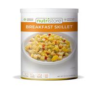 Nutristore Freeze-Dried Breakfast Skillet | Emergency Survival Bulk Food Storage Meal | Perfect for Everyday Quick Meals and Long-Term Storage | 25 Year Shelf Life | USDA Inspected (1-Pack)