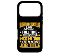 Nutrition Counselor Job Title - Nutrition Expert Adviser Case for iPhone 17 Pro