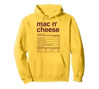 Nutrition Facts Mac and Cheese | Halloween & Thanksgiving Pullover Hoodie