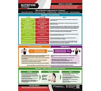 Nutrition for Training | Improve Body Composition & Increase Energy | Laminated Home & Gym Poster | FREE Online Video Training Support | Size - 594mm x 420mm (A2) | Improves Personal Fitness
