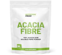 Nutrition Freak Acacia Fibre Powder - 100% Acacia Powder for Gut Health, Digestion & Microbiome Support, Soluble Prebiotic Fibre, UK-Made Fibre Supplement | 180 g (30 Servings)