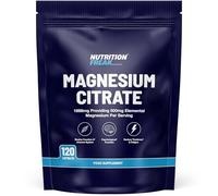 Nutrition Freak Magnesium Citrate - 500 mg Elemental Magnesium | High Absorption Formula for Energy, Muscle & Nervous System Support | 120 Vegan Capsules (60 Servings) | UK-Made Premium Supplement