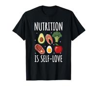 Nutrition is Self-Love Self Care Dietitian Mental Health T-Shirt