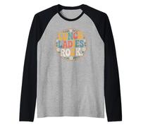 Nutrition Staff Appreciation with Groovy Daisy Vibes Raglan Baseball Tee