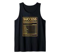Nutritional Facts Success Funny Hustle Ambition Passion Tank Top
