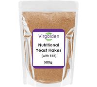 Nutritional Yeast Flakes with B12 Vegan, Non-GMO 500g by Virgolden