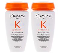 Nutritive Bain Satin Riche Shampoo - Pack of 2 by Kerastase - 8.5 oz