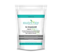 Nutrivity Ubiquinone CoQ10 Supplements 300mg, 240 High-Strength Naturally Fermented Coenzymes Q10 Capsules, High Absorption Antioxidant Supplement Immune Support & Reduce Headaches, UK Made
