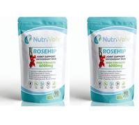 Nutrivolv Rosehip 6000mg | 90 Vegan Capsules | 3 Months Supply | Joint, Bone & Cartilage Support | Antioxidant for Inflammation & Pain Relief | High Strength Rosehip Supplement (Pack of 2)