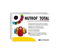 Nutrof Total Capsules - Eye Health Supplement with Lutein, Zeaxanthin, Omega 3, and Antioxidants | Essential Nutrients for Optimal Eye Health | Pack of 30 Capsules (1 Capsule per Day - 1-Month Supply)