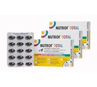 Nutrof Total Capsules - Once Daily Food Supplement with Lutein, Zeaxanthin, Omega 3, and Antioxidants | 3 Pack of 30 Capsules (1 Capsule per Day - 3-Month Supply)
