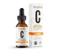 Nutroliq Liposomal Vitamin C Liquid Drops - Vegan Supplements for Men & Women's Health - Helps Boost Immune System - Quick-Absorbing, 2000mg Per Serving, Natural Orange Flavour - 100ml Bottle (100 ml)