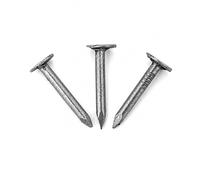 Nuts About Bolts 20mm Clout Nails | Extra Large Head Galvanised Roofing Felt Tacks for Shed Roof, Fences & Timber | Rust-Resistant Zinc-Coated Steel | Ring Shank | Pack of 100