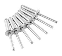Nuts About Bolts 3.2 x 25mm Aluminium Blind Pop Rivets | Dome Head Open End | Aluminium Body Steel Mandrel | Ideal for Sheet Metal, DIY, Automotive & General Repairs - Pack of 25