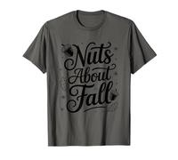 Nuts About Fall Comfy Autumn Vibes T-Shirt