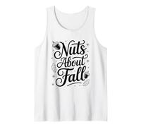 Nuts About Fall Comfy Autumn Vibes Tank Top