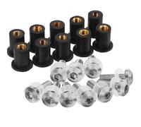 Nuts And Bolts Set Compatible With XL400V For XL600V Windscreen Fairing Cowl Windshield Screws Bolts Kit 5MM Nuts Motorcycle Bolts Combination Kit