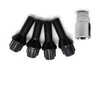 Nuts Bolt Lug Stud Compatible With Bmw For E46 For E90 For E91 Car Wheel Studs 4x M12x1.5 28mm Locking Nut Hub For Bolt Set