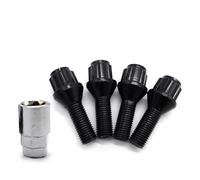 Nuts Bolt Lug Stud Compatible With Bmw For E81 For E82 For E87 Car Wheel Studs 4x M12x1.5 28mm Locking For Bolt Lug Nut Set