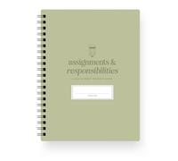 Nuts & Bolts Paper Co Homework Planner for Kids in Elementary, Middle School and High School - Undated Weekly and Daily Pages, Waterproof Cover ADHD Kids Planner Notebook 7 x 9 (Green)