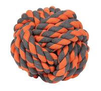 Nuts for Knots Extreme Rope Ball Dog Toy Durable Strong Fun Interactive Chewing Playing Fetch Retrieve Tough Tugging for Small Medium Large Breeds