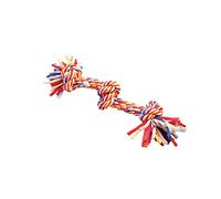 HappyPet Dog Tugger Toy Nuts For Knots Twist-Tee 2-Knot Cotton Medium